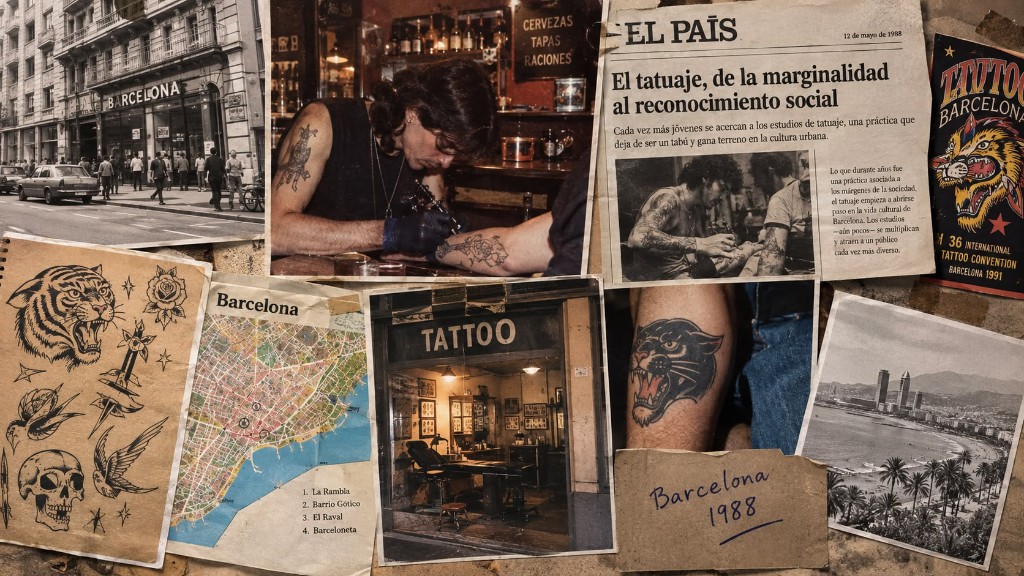 Barcelona 1988: del bar al primer estudio de tatuaje en la ciudad