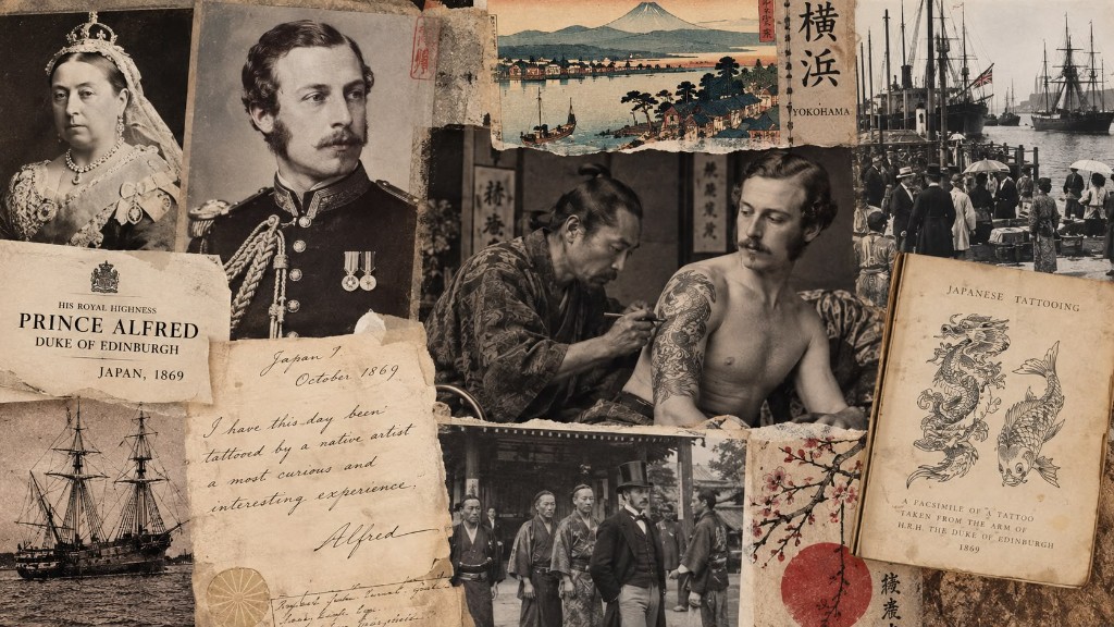 Príncipe Alfred tatuado en Japón en 1869: realeza e historia del tatuaje