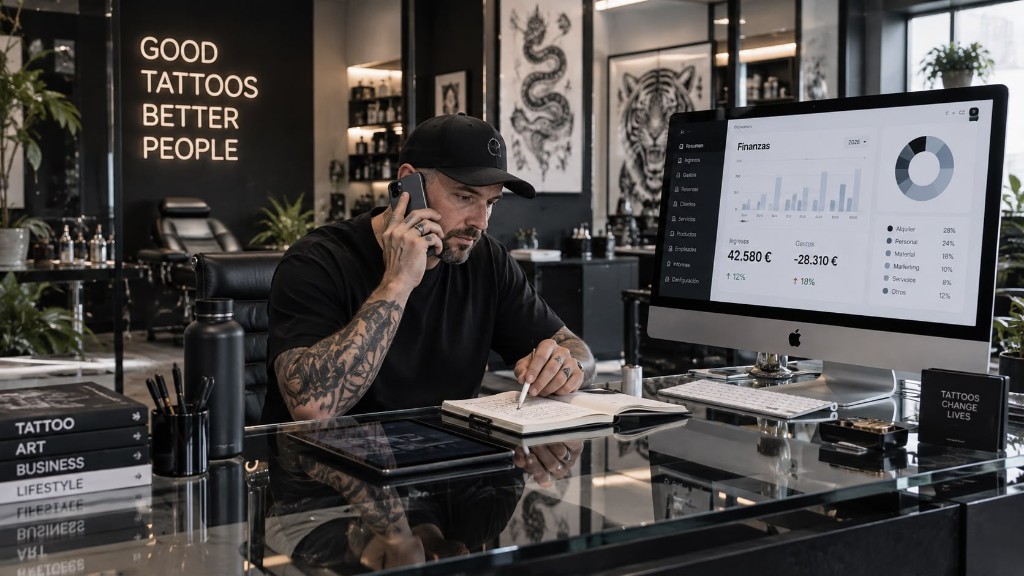 Gestión financiera de un estudio de tatuajes en 2026