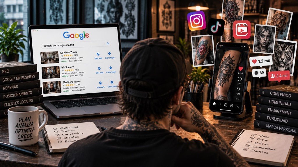 Google frente a redes sociales: dos formas de atraer clientes al estudio