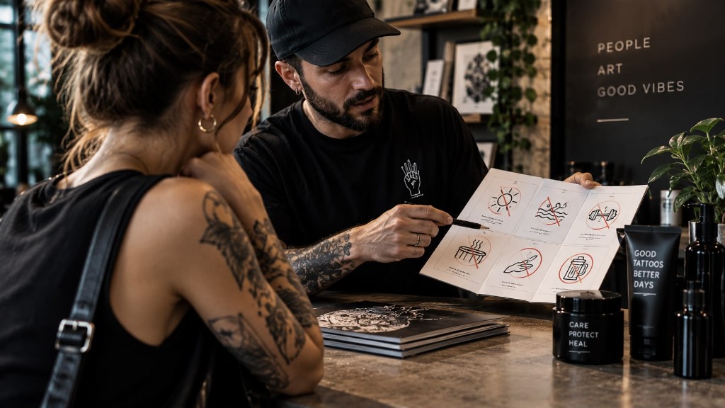 Qué no hacer después de tatuarte: instrucciones de cuidado en el estudio