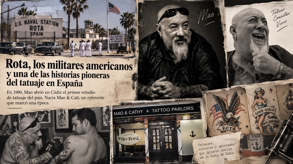 Rota y Mao & Cathy: militares americanos y pioneros del tatuaje en España
