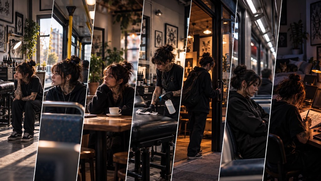La soledad del tatuador: momentos aislados dentro y fuera del estudio